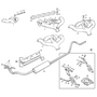Exhaust & Emission systems - MG Midget 1964-80 - MG - spare parts - Exhaust system + mountings