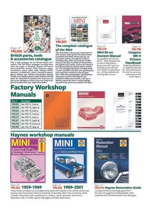 Books - Mini 1969-2000 - Mini spare parts - Workshop manuals