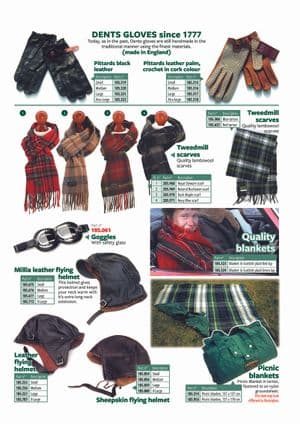 Accessories - Austin-Healey Sprite 1964-80 - Austin-Healey spare parts - Hats & gloves