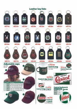 Hats & gloves - Mini 1969-2000 - Mini spare parts - Key fobs