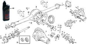 Hubs - Morris Minor 1956-1971 - Morris Minor spare parts - Rear axle & differential