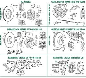 Handbrake - Jaguar XJS - Jaguar-Daimler spare parts - Brakes