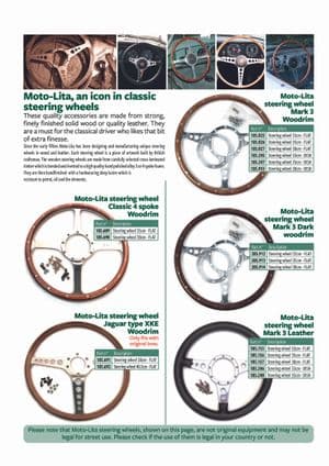 Steering wheels - Triumph TR5-250-6 1967-'76 - Triumph spare parts - Steering wheels