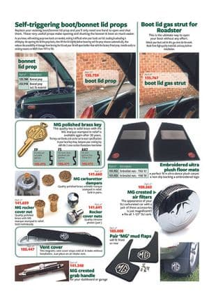 Interior styling - MGB 1962-1980 - MG spare parts - Styling accessories