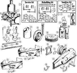 Carburettors - MGC 1967-1969 - MG spare parts - Carburettors & filters